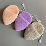 Facial cleaning sponge,Exfoliating Sponge,Eco-Friendly & Reusable,Gentle Exfoliating Facial & Skin Cleanser,Makeup Remover